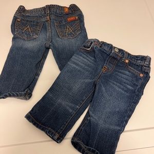 Seven 7 jeans bundle 3/6 months and 6/9 months